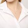 La Espoir Dentist Human Tooth Pendant Necklace Silver/Gold Plated Medical Jewelry Gift for Doctor/Nurse Stainless Steel