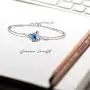 GEORGE · SMITH Infinity Love Blue Butterfly Crystal Bangle Bracelet for Women Silver Tone Adjustable Charms Bracelet Girlfriend Birthday Valentines Day Jewelry Gifts GEORGE · SMITH Infinity Love Blue Butterfly Crystal Bangle Bracelet for Women Silver Tone Adjustable Charms Bracelet Girlfriend Birthday Valentines Day Jewelry Gifts