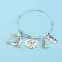 AKTAP Brain Cancer Awareness Gift Cancer Fighter Warrior Gift She Believed She Could So She Did Gray Tumor Awareness Ribbon Bracelet for Her
