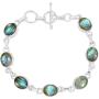 Labradorite Bracelet For Women Mom Wife 925 Silver Overlay Handmade Vintage Style Jewelry