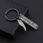 MAOFAED Memorial Keychain A Piece of My Heart Lives in Heaven Sympathy Gift Loss of Loved One Keychain