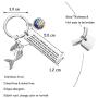 Gzrlyf Advice from a Mermaid Keychain Mermaid Gifts Inspirational Gifts Mermaid Lover Gifts