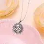 925 Sterling Silver Jewelry Oxidized Good Luck Irish Knot Celtic Medallion Round Pendant Necklace, 20 inch 925 Sterling Silver Jewelry Oxidized Good Luck Irish Knot Celtic Medallion Round Pendant Necklace, 20 inch