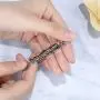 PLTGOOD Miyuki Tila Beads Bracelet for Women Girls Handmade Elastic Square Beads Bracelet - Gold & Silver