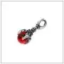 Heavstjer Punk Rock Stainless Steel Dragon Claw Pendant Crystal Ball Necklace,24inches Link Chain