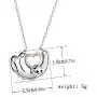 FUTIMELY Sloth Heart Necklace Sloth Gifts for Women Girls Cute Animal Koala Sloth Pendant Jewelry