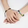 RINHOO 2pc Chakras Bracelet Reiki Healing Balancing Beads and Infinity Inspirational Cuff Bracelet
