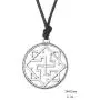 Religious Slavic Hollow Valkyrie Symbol Pagan Amulet Pendant Necklace Jewelry for Men Jewelry