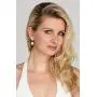 Mariell Gold Zirconia Crystal Tear Drop Wedding Earrings for Women, Jewelry for Bride, Prom, Bridesmaid
