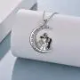 Nightmare Necklaces Before Christmas 925 Sterling Silver Sally and Jack I Love You to The Moon and Back Jewelry for Women Wife Girlfriend Couple Nightmare Necklaces Before Christmas 925 Sterling Silver Sally and Jack I Love You to The Moon and Back Jewelry for Women Wife Girlfriend Couple