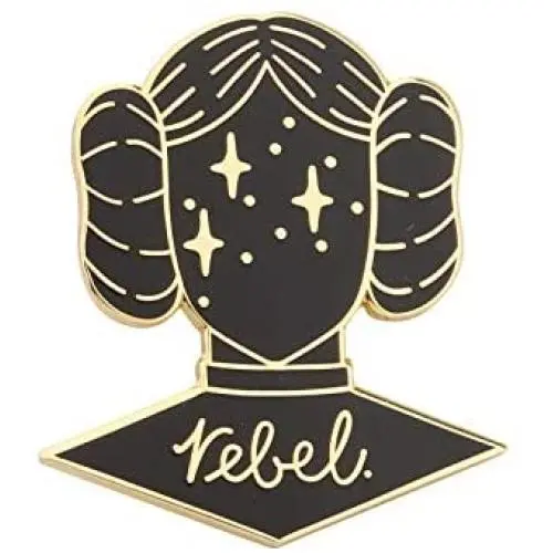 SEIRAA Movie Gifts Fans Cosplay Jewelry Princess Leia Pin Brooch SEIRAA Movie Gifts Fans Cosplay Jewelry Princess Leia Pin Brooch