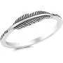 COYOTE Oxidized Leaf Fashion Feather Ring New .925 Sterling Silver Band Size - 5-10 COYOTE Oxidized Leaf Fashion Feather Ring New .925 Sterling Silver Band Size - 5-10
