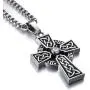 Elfasio Celtic Cross Necklace for Men Cubic Zirconia Stainless Steel Pendant Necklaces Chain 18inch-30inch Elfasio Celtic Cross Necklace for Men Cubic Zirconia Stainless Steel Pendant Necklaces Chain 18inch-30inch