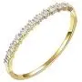 Lavencious Hinged Bangle Bracelet 4mm CZ Single Row Prong Rhodium Plated 7'' Lavencious Hinged Bangle Bracelet 4mm CZ Single Row Prong Rhodium Plated 7''