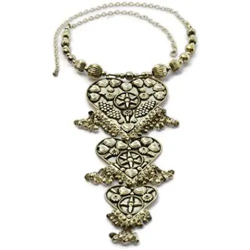 Necklace Choker Metal Vintage Silver Handmade Bohemian Boho Gypsy Tribal Costume Womens Fashion Jewelry Necklace Choker Metal Vintage Silver Handmade Bohemian Boho Gypsy Tribal Costume Womens Fashion Jewelry