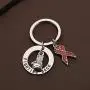 CENWA AIDS HIV Awareness Jewelry Red Awareness Ribbon Keychain AIDS Awareness HIV Heart Disease Survivor Gift Fighting Back Keychain CENWA AIDS HIV Awareness Jewelry Red Awareness Ribbon Keychain AIDS Awareness HIV Heart Disease Survivor Gift Fighting Back Keychain