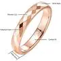Greenpod 4MM Tungsten Carbide Rings Faceted Edge Dome Polished Rose Gold/Black Wedding Band Comfort Fit for Women Size 5-12 Greenpod 4MM Tungsten Carbide Rings Faceted Edge Dome Polished Rose Gold/Black Wedding Band Comfort Fit for Women Size 5-12