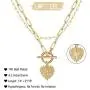 Ursteel Layered Choker Necklaces for Women, 14K Gold Plated Dainty Heart Initial Pendant Paperclip Chain Necklace Layering Gold Toggle Necklaces for Women Jewelry Gifts Ursteel Layered Choker Necklaces for Women, 14K Gold Plated Dainty Heart Initial Pendant Paperclip Chain Necklace Layering Gold Toggle Necklaces for Women Jewelry Gifts