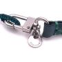 Mens Hand-Knotted Chevron Bracelet - Green