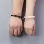 Ldurian Magnetic Personalized Couple Bracelets/Valentine Gifts For BF GF/Couples gifts Matching Bracelets/Long Distance Relationship Gifts for Him or Her