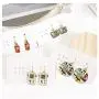 Creative retro style retro TV game earrings simulation personality wacky earrings Creative retro style retro TV game earrings simulation personality wacky earrings