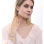 BERRICLE Rhodium Plated Sterling Silver Cubic Zirconia CZ Art Deco Bar Fashion Dangle Drop Earrings