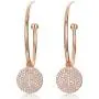 KIMILILY Women Girl Hoop Drop Dangle Stud Earrings 18K Rose Gold Plating Crystals from Swarovski Jewelry Collection Gift for Her Party/Anniversary Day/Birthday KIMILILY Women Girl Hoop Drop Dangle Stud Earrings 18K Rose Gold Plating Crystals from Swarovski Jewelry Collection Gift for Her Party/Anniversary Day/Birthday