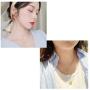 Bee Gold Coin Honeycomb Pendant Choker Necklace for Women Teen Girls S925 Sterling Silver Dainty Crystal CZ Diamond Queen Bee Bumble Bee Hive BFF Necklace Long Chain Cute Animal Charm Jewelry Gift