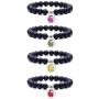 COLOYAN 4 Pcs Among Us Bead Bracelets for Men Women Crewmates Impostor Game Among Us Fans Gifts
