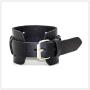 Mgutillart Punk Vintage Alloy Belt Buckle Wristband Wide Leather Cuff Bracelet