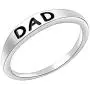 BOCIOL Silvering dad Rings for Men, for dad Rings for Men Stainless Steel Jewelry Custom Ring for dad