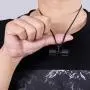 Titanium Steel Three Colors Dumbbell Pendant Necklace Stainless Steel Male Fashion Fitness Barbell Jewelry Titanium Steel Three Colors Dumbbell Pendant Necklace Stainless Steel Male Fashion Fitness Barbell Jewelry