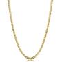 FIBO STEEL 3-6mm Thick Curb Chain Necklace for Men Stainless Steel Biker, 20-30 inches