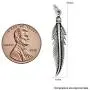 Raposa Elegance Sterling Silver Feather Charm Necklace (16'', 18'' or 20'' Chain) Raposa Elegance Sterling Silver Feather Charm Necklace (16'', 18'' or 20'' Chain)