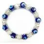 Homelavie Blue Eye Crystal Bead Bracelet Evil Eye Bling Stretch Bracelets Protection Good Lucky Amulet for Girls Women