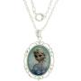 Disney Frozen Queen Elsa Pendant Silver Plated.Comes Frozen Gift Box