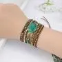 Plumiss Women Boho Handmade Natural Stone Wrap Bracelets Variety Beads Strand Bracelet for Men Collection Plumiss Women Boho Handmade Natural Stone Wrap Bracelets Variety Beads Strand Bracelet for Men Collection