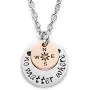 LParkin Long Distance Relationships Gifts Friendship Necklace No Matter Where Compass Necklaces BFF Jewelry
