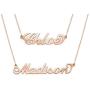 MyNameNecklace Personalized Name Necklace-Nameplate Christmas Jewelry Gift-18k Rose Gold Plating-RGPCUSTOM ANY NAME