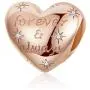 VOROCO 925 Sterling Silver Bracelets Charms Heart Style Infinity Love Charms Beads Gifts for Women Girls fit Pandora Bracelets