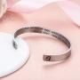 Udobuy Sister Bracelets - Side by Side Or Miles Apart Bracelet Sister to Sister Bracelets Gift,Maid of Honor Gift/Bridesmaids Gifts