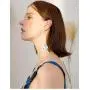Jeni-Sely Resin Funny 3D Dice Dangle Earrings Cool Punk Cubic Dice Geometric Drop Earrings Night Club Party Jewelry