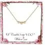 CONCISE ROYAL Plated 14k Gold Rose Gold Bridesmaid Necklace Set of 3 4 6,Dainty 3 Heart Pendant Necklace Set,Gifts for Best Friend,Sisters