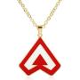 Algol - Game Jewelry Apex Legends Dog Tag Pendant Necklace Apex Logo Keychain For Women Men Metal Keyring Creative Trinket Gift