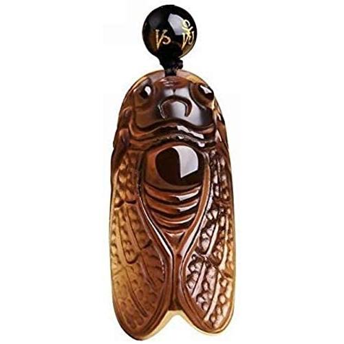 Ice Obsidian Amulet Pendant Necklace for Women and Wen with Bead Chain