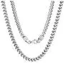 ChainsPro 3/4.5/6/7MM Flat Franco Cuban Link Chain, 18/22/26/28/30/32 inches,Black/18K Gold Plated/Rose Gold Color(Send Gift Box) ChainsPro 3/4.5/6/7MM Flat Franco Cuban Link Chain, 18/22/26/28/30/32 inches,Black/18K Gold Plated/Rose Gold Color(Send Gift Box)