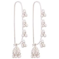 NOVICA .925 Sterling Silver Dangle Earrings Radiant Chimes