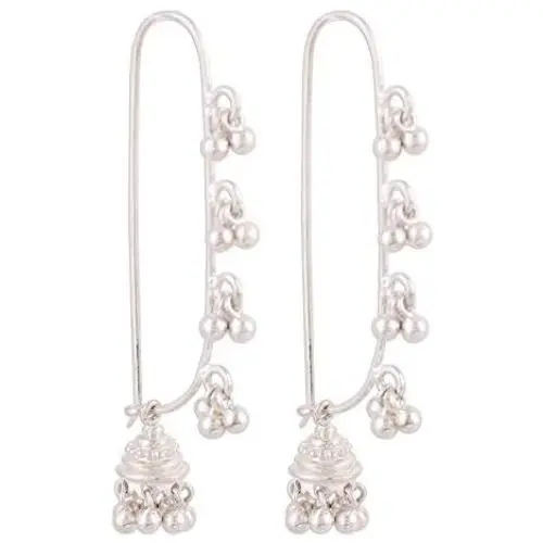 NOVICA .925 Sterling Silver Dangle Earrings Radiant Chimes NOVICA .925 Sterling Silver Dangle Earrings Radiant Chimes