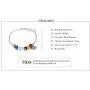 Eiffy 7 Chakra Bracelets Y Necklace Natural Stone Link Beads Lotus Flower Bangle for Women Men Adjustable Ankle Balance Yoga Jewelry
