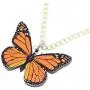NEWEI Acrylic Floral Butterfly Necklace Chain Pendant Collar Fashion Summer Spring Insect Jewelry for Women Girl Gifts Charm NEWEI Acrylic Floral Butterfly Necklace Chain Pendant Collar Fashion Summer Spring Insect Jewelry for Women Girl Gifts Charm